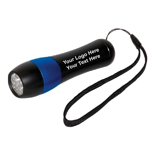 Custom Logo Imprinted 9 LED Mini Flashlights