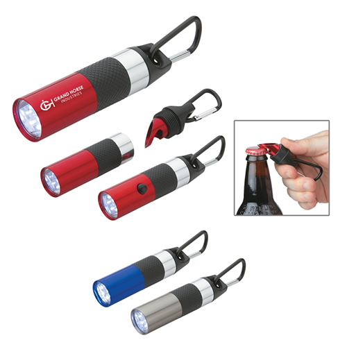 Customized Aluminum LED Torch with Bottle Opener